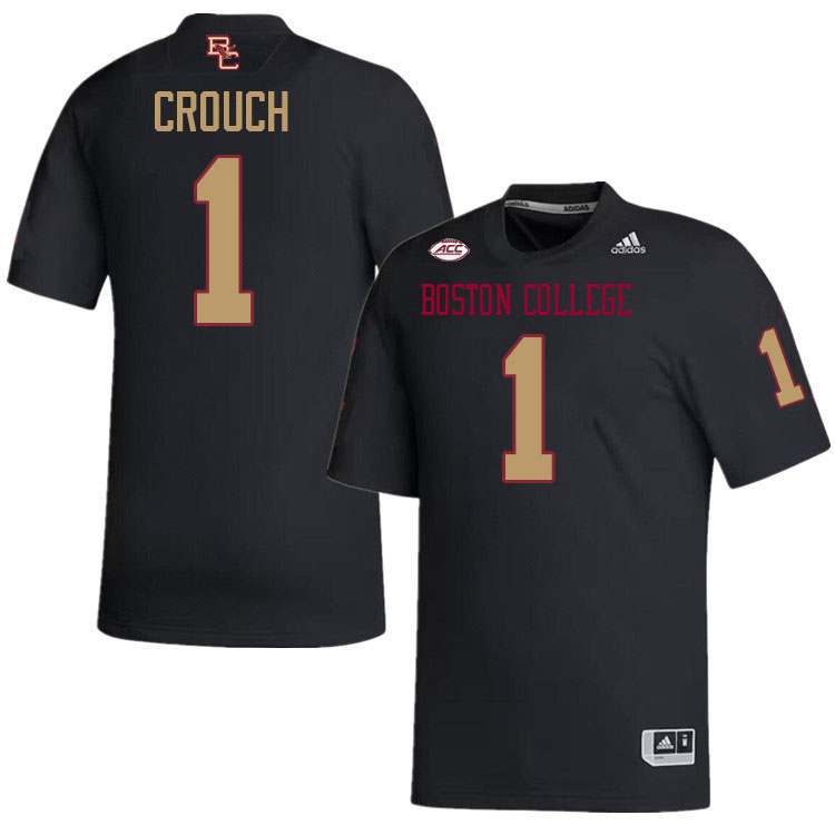 Daveon Crouch Jersey,#1 Daveon Crouch Boston College Eagles Football Jersey,Uniforms-Black